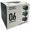 Crown CMMK-06 Bluetooth 5.0 motorkerékpár interkom fekete - 1. kép