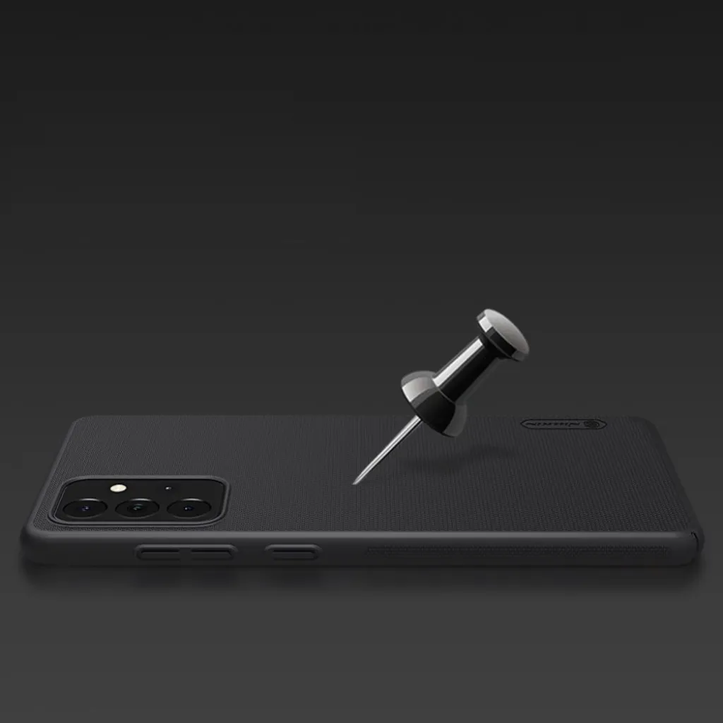 Samsung A72 fekete Nillkin Frosted Shield tok - 11