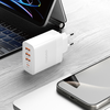 Dudao A5HEU 3xUSB-A 1xUSB-C PD 20W QC3.0 18W+ 2x12W hálózati töltő - fehér - 2. kép