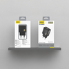 Dudao A27TEU PD 30W GaN USB-A USB-C Fali Töltő - Fekete - 2. kép