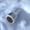 Dudao R4Ultra 120W Power Delivery Quick Charge LED autós töltő USB-A USB-C - Szürke - 3. kép