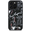 iPhone 16 Pro Karl Lagerfeld Grained Pattern & Logo MagSafe fekete tok - 1. kép