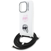 iPhone 16 Pro Max Karl Lagerfeld IML Crossbody Karl&Choupette Head fehér tok - 3. kép
