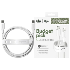 Empower Racing Type-C USB kábel Ezüst-Fehér PanzerGlass
