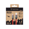Tactical Fat Man 2.0 Kábel USB-A/USB-C 1m Piros - 2. kép
