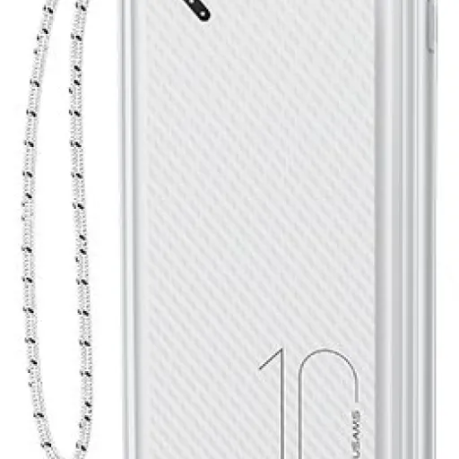 Powerbank csuklópánttal 10000mAh fehér USAMS CD150