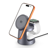 Tech-protect Qi2.2-25w-a48 3in1 Magnetic Magsafe Wireless Charger Dark Grey - 0. kép