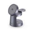 Tech-protect Qi2.2-25w-a48 3in1 Magnetic Magsafe Wireless Charger Dark Grey - 1. kép