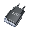 Hálózati töltőadapter Forcell F-Energy Ultra Slim GaN III USB C PD QC4.0 3A 25W B125101-E fekete - 0. kép