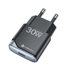 Forcell F-Energy Ultra Slim GaN III USB C PD QC4.0 3A 30W B130101-E fekete hálózati töltőadapter - 0. kép