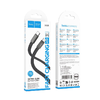 USB C - USB C Hoco 3A 60W 1 m X125 fekete Type-C kábel - 2. kép