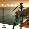Jackal Monster fluidná hlavica video statív, trojnožka (158 cm) - 1. kép