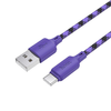 Hoco USB A - USB C kábel 3A 1 m X116 átmenetes lila - 0. kép