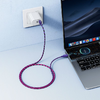 Hoco USB A - USB C kábel 3A 1 m X116 átmenetes lila - 2. kép
