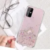 Samsung S21+ Plus Sequins csillogó flitteres tok pink - 4. kép