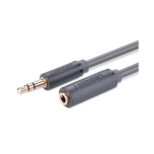 Ugreen AV124 AUX Jack audio adapter 3.5mm 1m szürke