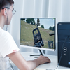 UGREEN AV141 3.5mm elosztó, adapter audio és mikrofon jelre 28Cm fekete - 2. kép