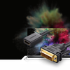 Ugreen 20118 DVI - HDMI átalakító kábel fekete - 1. kép