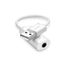 UGREEN US206 Audio átalakító, adapter USB - Mini audio Jack 3.5mm AUX fehér - 3. kép