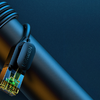 Ugreen Ethernet kábel RJ45 Cat7 UTP, FTP 0.5m fekete (NW149) - 2. kép