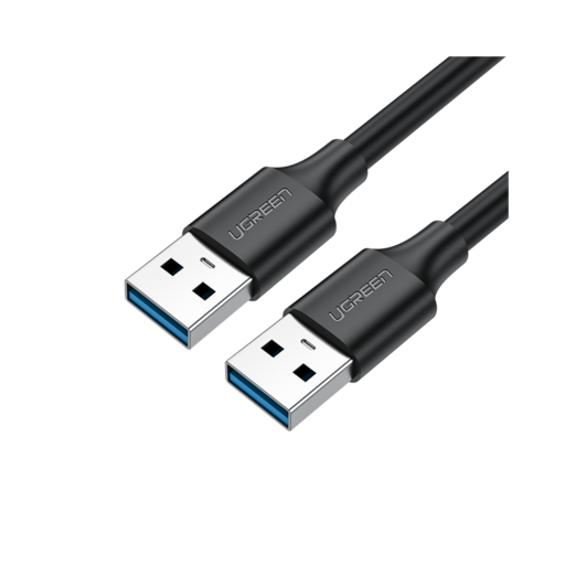 Ugreen USB-A 2.0 - USB-A 2.0 kábel 0.25m fekete (US128)