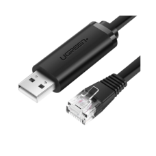 Ugreen USB-A - RJ45 (LAN) lapos kábel 1,5m fekete (CM204)
