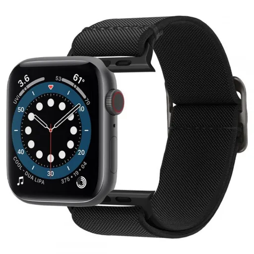 Apple Watch 4/5/6/7/8/SE/Ultra (42/44/45/49mm) Spigen Thin Fit Lite óraszíj fekete