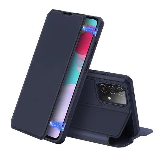 Samsung Galaxy A52 4G / 5G DUX DUCIS Skin X fliptok kék Samsung Galaxy A52 4G / 5G DUX DUCIS Skin X fliptok kék