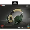 Trust GXT 322C Carus gaming fejhallgató zöld színben - 1. kép