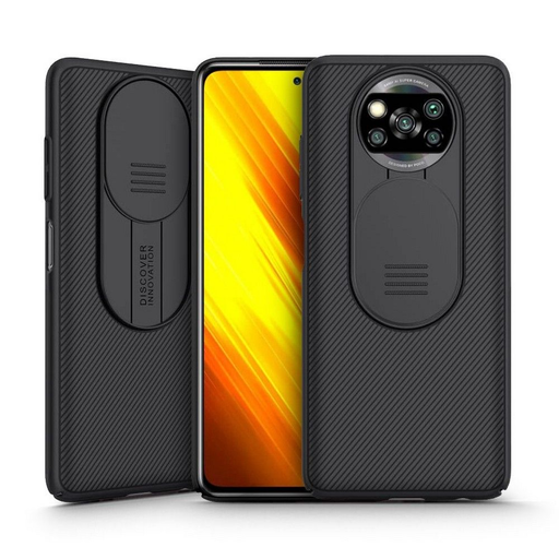 Xiaomi Poco X3 Pro/ X3 NFC Nillkin CamShield tok fekete
