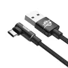 Baseus MVP 90 fokban döntött USB - USB Type-C kábel 1.5m fekete (CATMVP-B01) - 2. kép