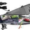 Első és Hátsó H70 menetrögzítő fedélzeti kamera Full HD fekete - 2. kép