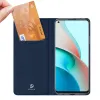 Xiaomi Redmi Note 9T 5G Dux Ducis Skin Pro fliptok sötétkék - 0. kép