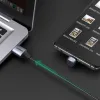 Ugreen Nylon harisnyázott USB - USB Type C kábel döntött fejjel 1m 3A szürke (70315) - 3. kép