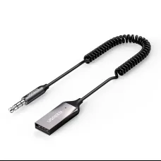 Ugreen USB Vezeték nélküli Bluetooth 5.0 AUX adapter jack audio kábel fekete (70601 CM309)