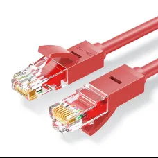 Ethernet patchcord kábel RJ45 Cat 6 UTP 1000Mbps 1m piros Ugreen (NW102 80829)