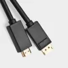 Ugreen DisplayPort to HDMI kábel 4K 30Hz 32 AWG 2m fekete (DP101 10202) - 2. kép