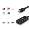 Ugreen FHD (1080p) HDMI (aljzat) - Mini DisplayPort (Bemenet - Thunderbolt 2.0) adapter, átalakító fehér (MD112 10460) - 3. kép