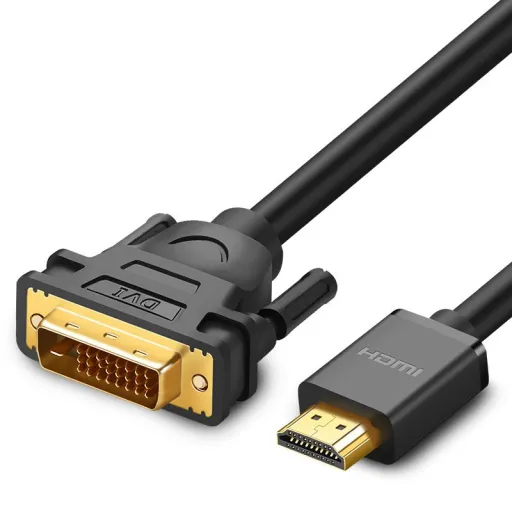 Ugreen HDMI - DVI 24+1pin kábel FHD 60Hz 1,5m fekete (HD106 11150)