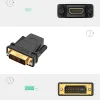 Ugreen HDMI (aljzat) - DVI 24+1 (csatlakozó) átalakító, adapter FHD 60Hz fekete (20124) - 0. kép