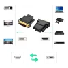 Ugreen HDMI (aljzat) - DVI 24+1 (csatlakozó) átalakító, adapter FHD 60Hz fekete (20124) - 4. kép