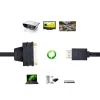 Ugreen DVI 24+1pin - HDMI kábel 22cm fekete (20136) - 4. kép