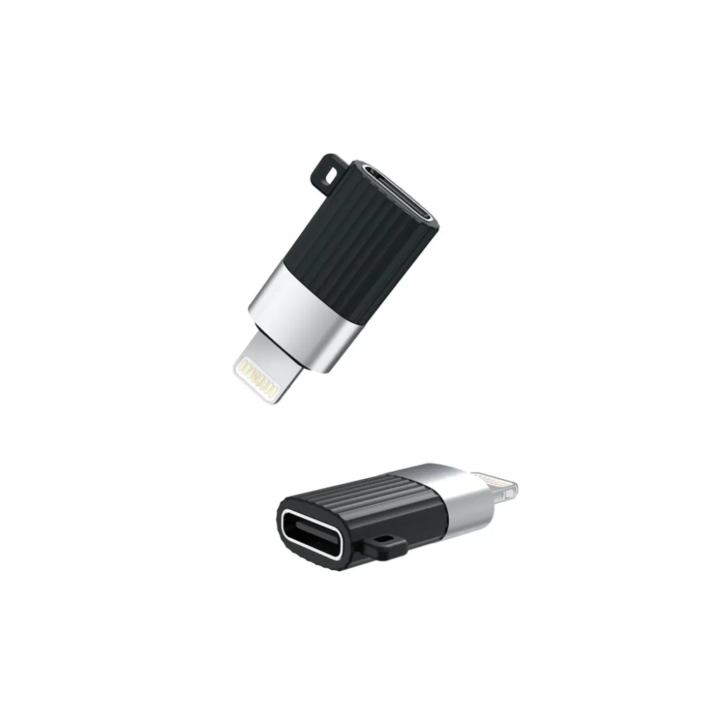 XO NB149-D átalakító adapter USB Type-C - Lightning fekete - 1