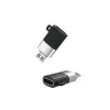 XO NB149-C USB Type-C - Micro USB átalakító adapter fekete thumbnail
