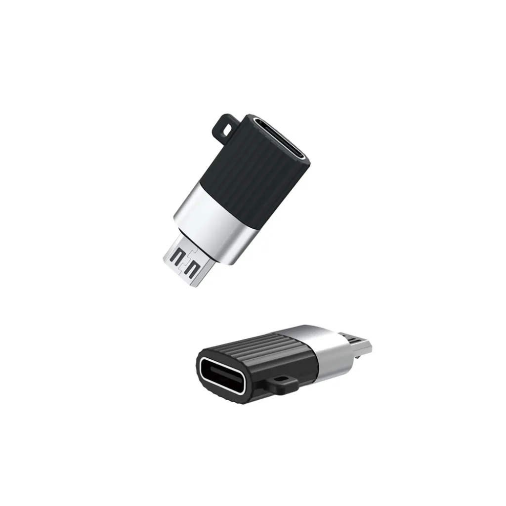 XO NB149-C USB Type-C - Micro USB átalakító adapter fekete - 1