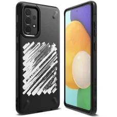 Ringke Onyx Design tok Samsung A72 4G fekete Paint (OXSG0047)