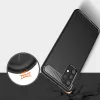 Samsung A32 4G Armored szénszál mintájú TPU tok fekete - 3. kép