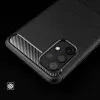 Samsung A32 4G Armored szénszál mintájú TPU tok fekete - 4. kép