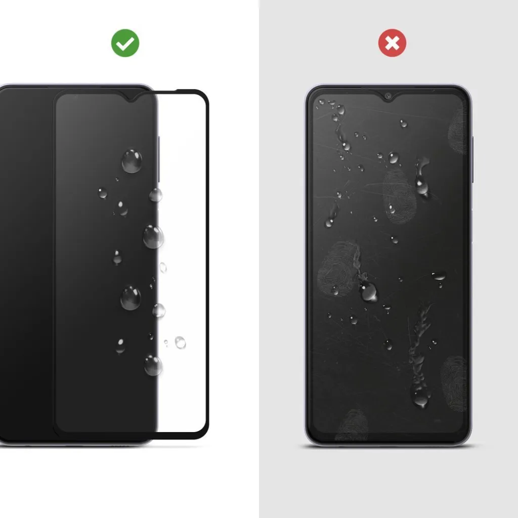 Ringke Invisible Defender ID kijelzővédő üvegfólia Samsung A32 5G (G4as040) - 8