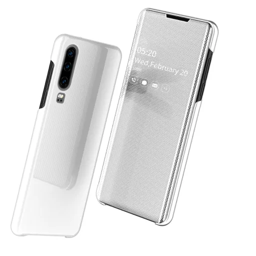 SMD Luxury View fliptok iPhone 11 tok ezüst színben